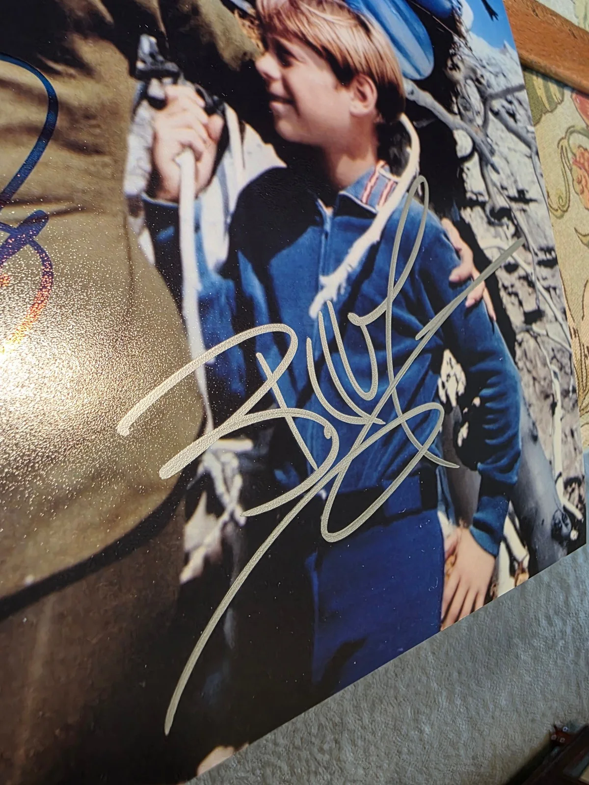 Angela Cartwright Bill Mumy — Vintage Angela Cartwright Bill Mumy Signed 60s Lost In Space TV Show Color Photo, изображение 5