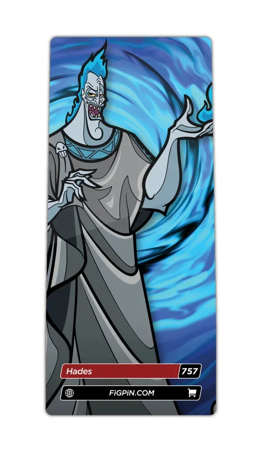 FiGPiN Hades (0757) Disney Villains 3-Inch Enamel Pin, изображение 2
