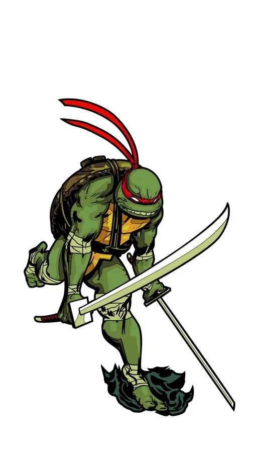 FiGPiN Leonardo (1106) Teenage Mutant Ninja Turtles 3-Inch Enamel Pin, изображение 5