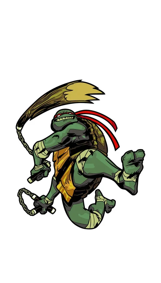 FiGPiN Michelangelo (1107) Teenage Mutant Ninja Turtles 3-Inch Enamel Pin, изображение 5