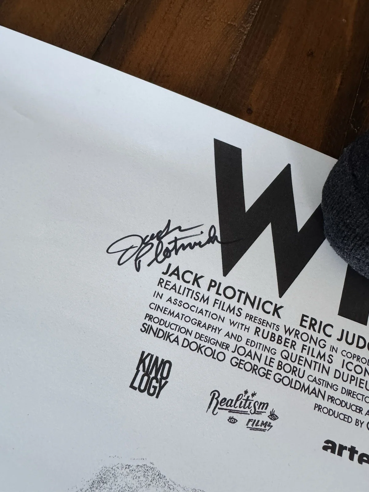 SIGNED 2012 Movie Poster WRONG. Jack Plotnick, Limited And numbered 28/190, image 2