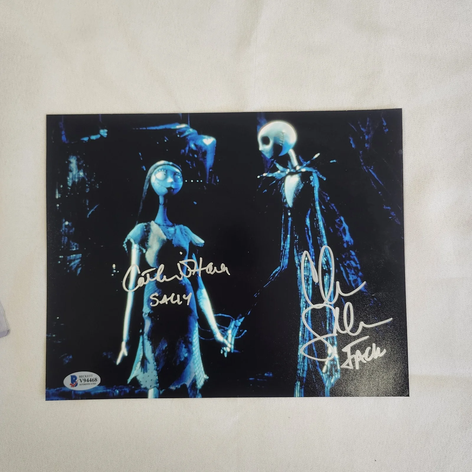 Catherine O'Hara — Catherine O’Hara Chris Sarandon Nightmare Before Christmas Signed 8x10 Beckett, изображение 2
