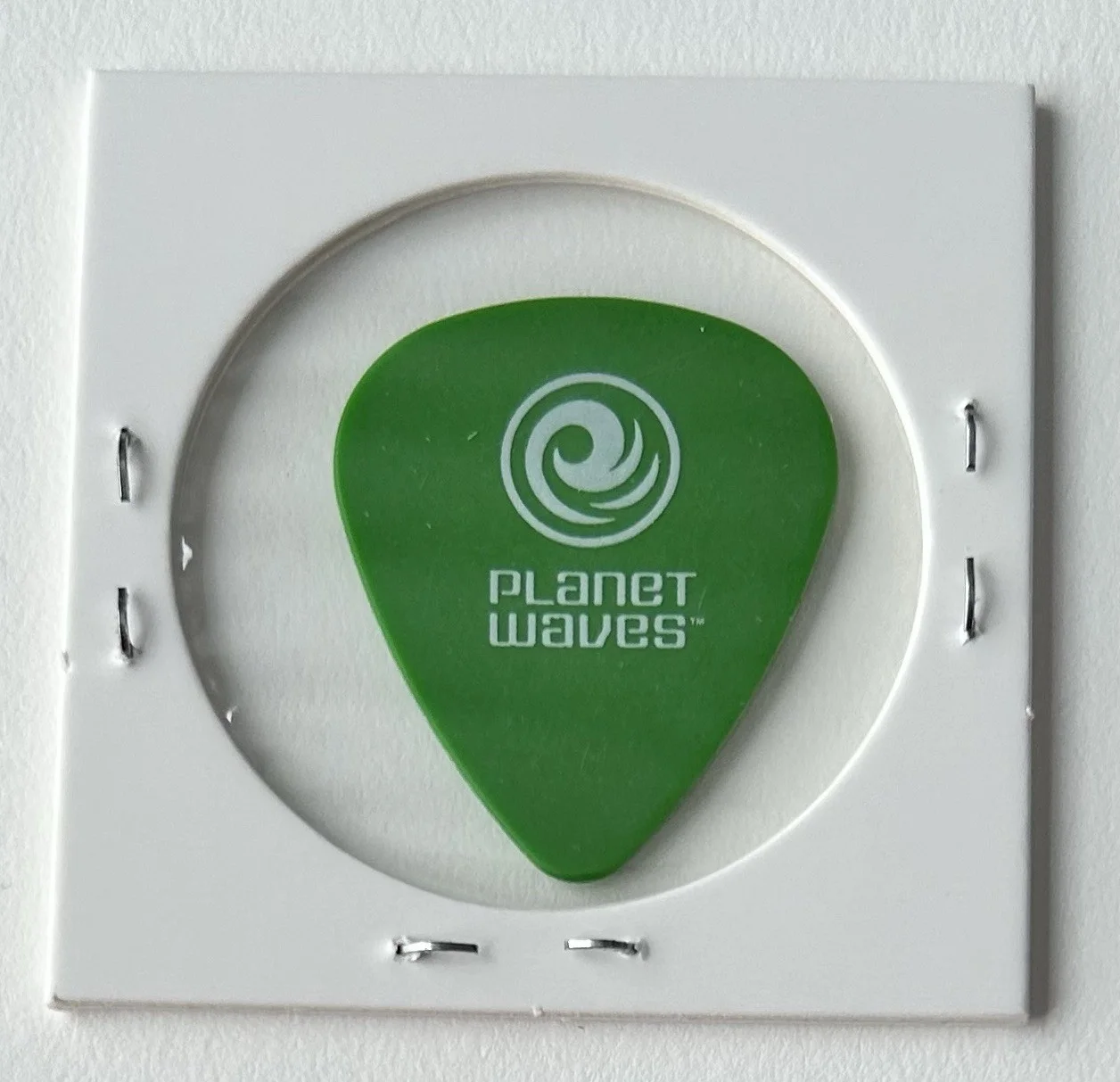 Glenn Hughes Signature Tour Guitar Pick - Planet Waves - Green/White, image 2