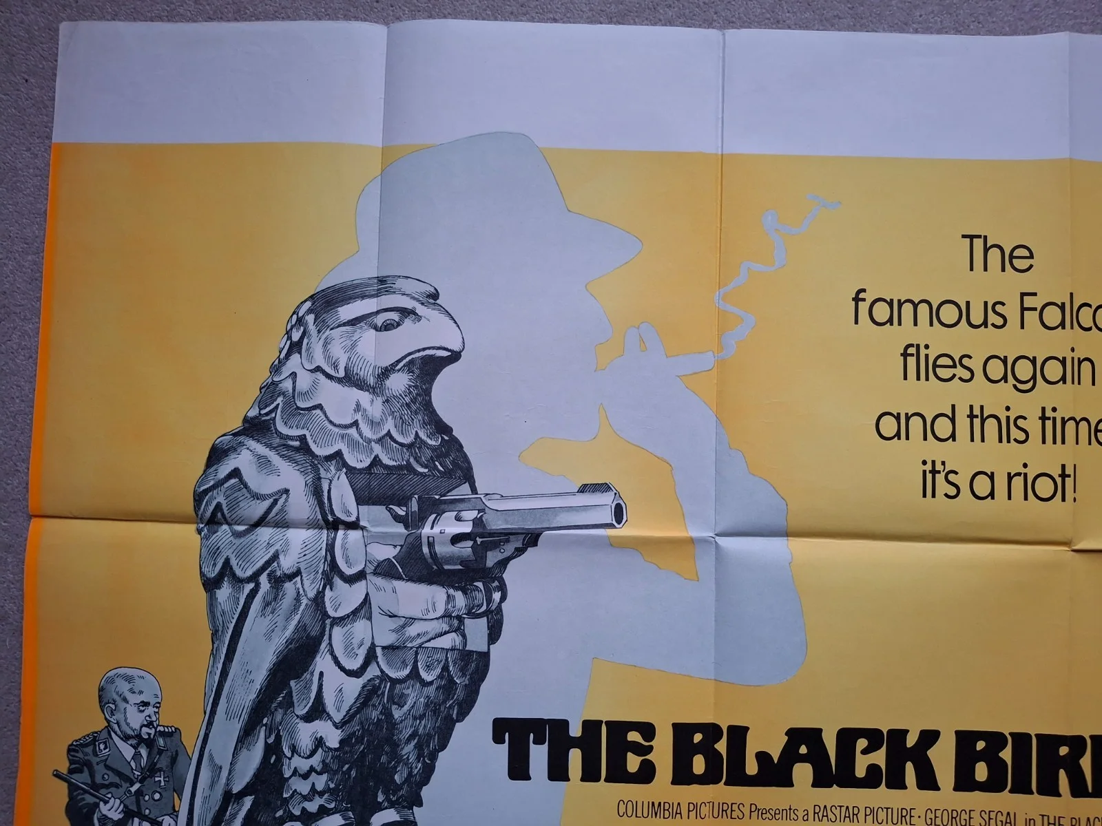 The Black Bird Original Film Cinema Movie Quad Poster George Segal 40 by 30 inch, изображение 2