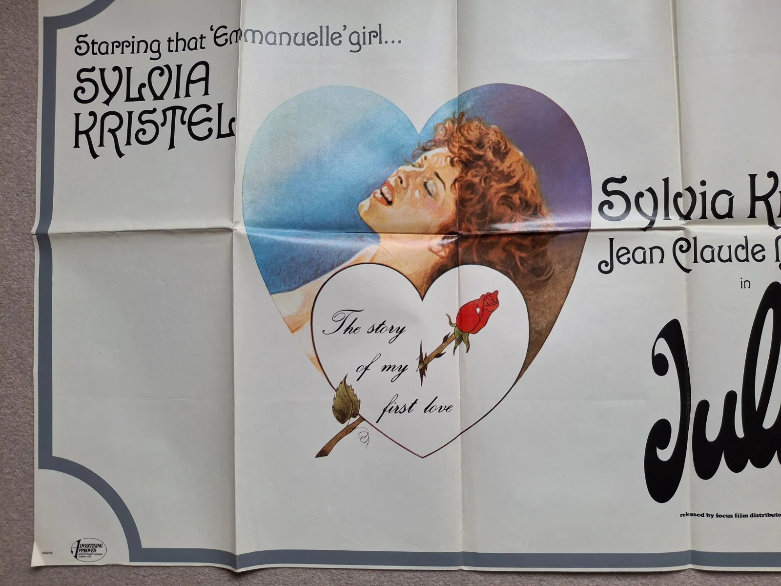 Julia Original Film Cinema Movie Quad Poster Sylvia Kristel, изображение 5