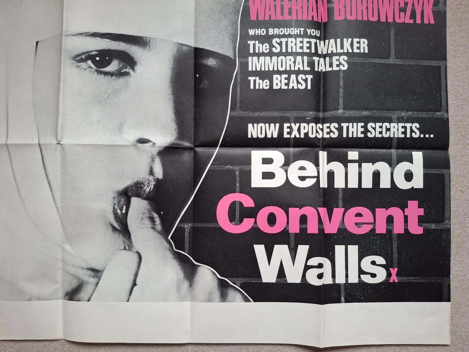 Behind Convent Walls Rare & Original Film Cinema Movie Quad Poster, изображение 4
