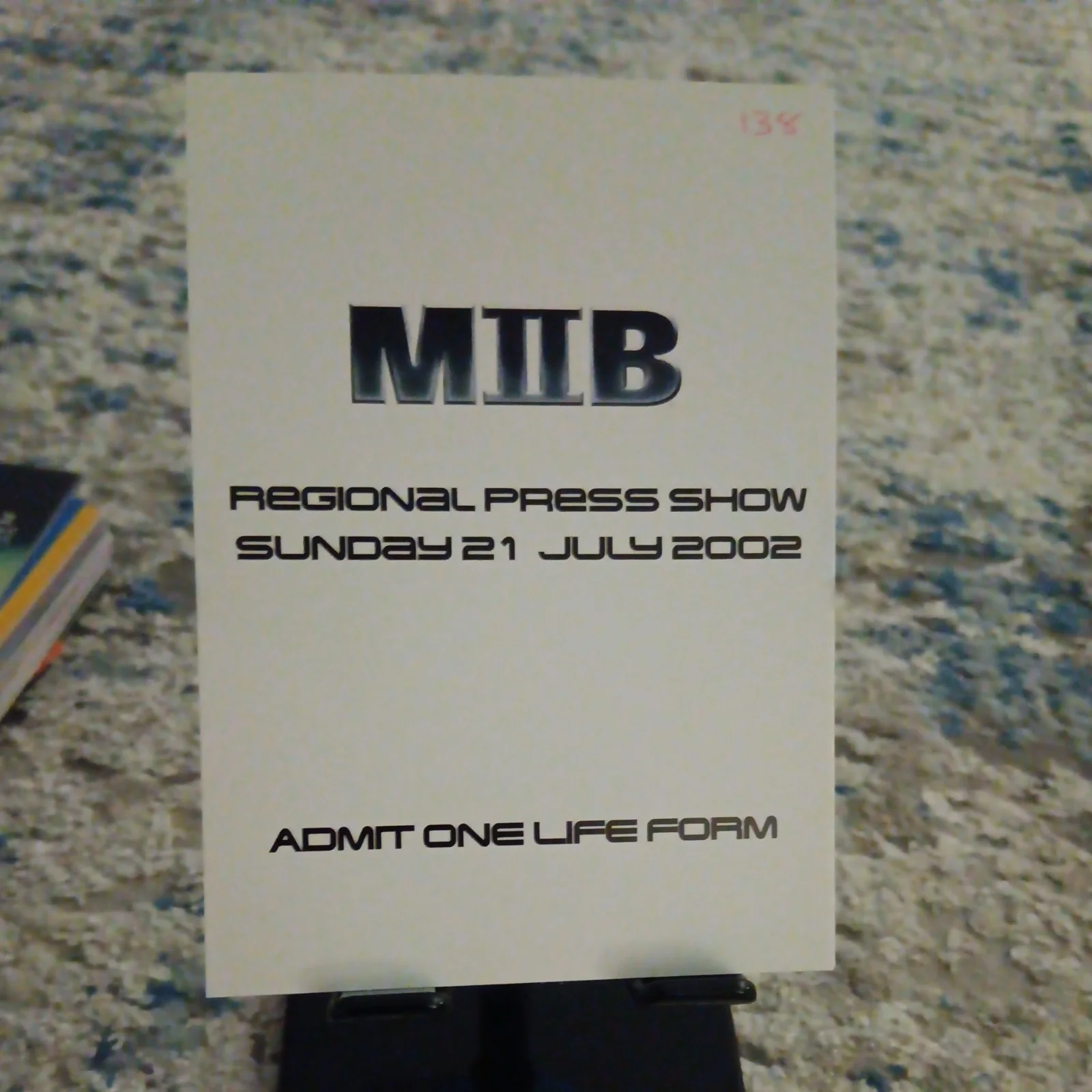 Men in Black 2002 Original Cinema Movie Postcard, Rare and Collectible, изображение 2
