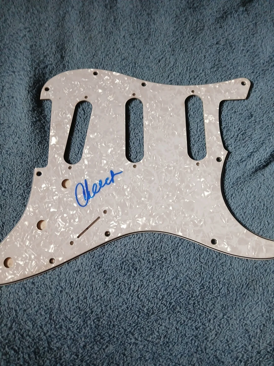 Cheech Marin Hand Signed 🔥 Pickguard 🎸, изображение 2