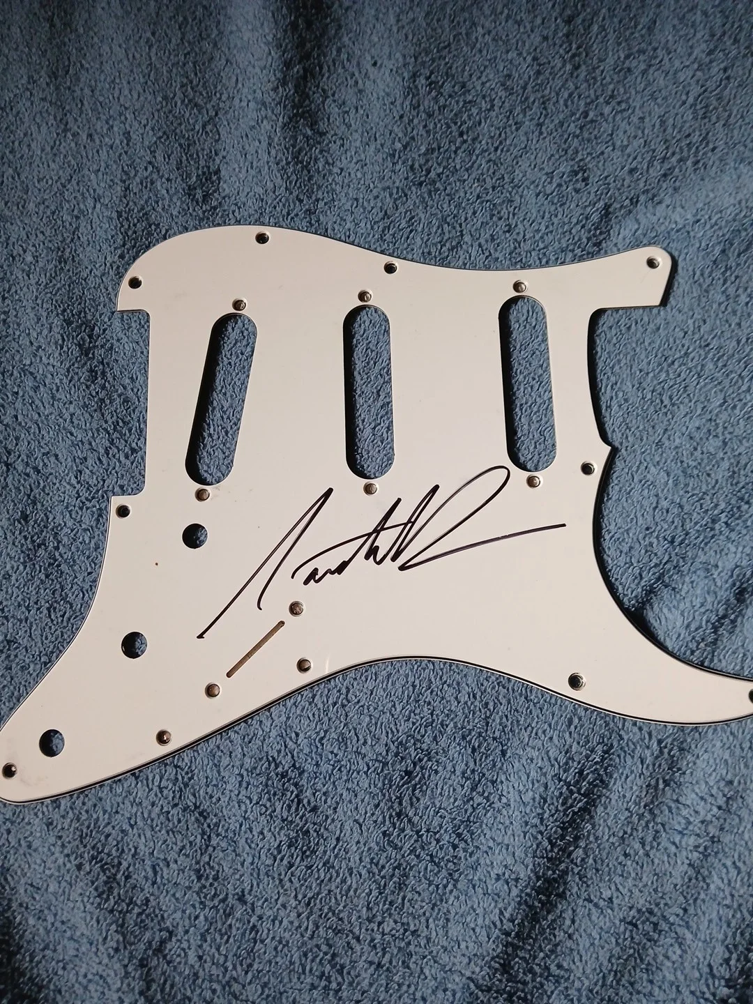 Nathaniel Rateliff & The Night Sweats Hand Signed 🔥 Pickguard 🎸, image 2