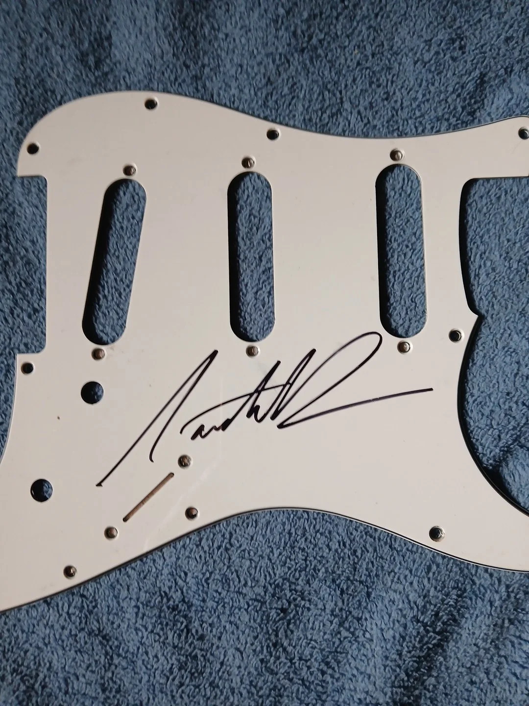 Nathaniel Rateliff & The Night Sweats Hand Signed 🔥 Pickguard 🎸, image 3
