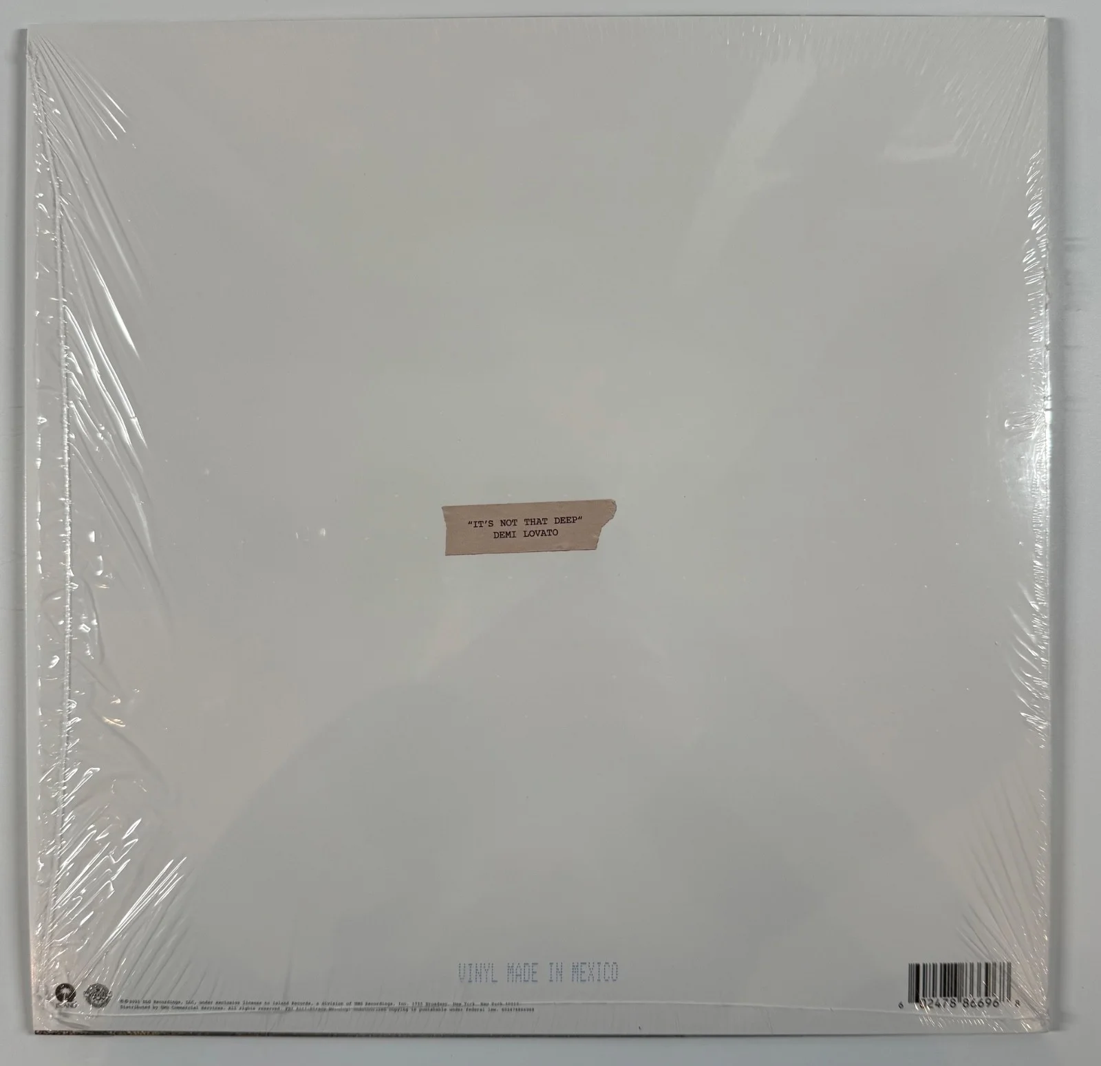 Demi Lovato JSA Signed Autograph Album Record LP Vinyl Poster It's Not That Deep, image 5