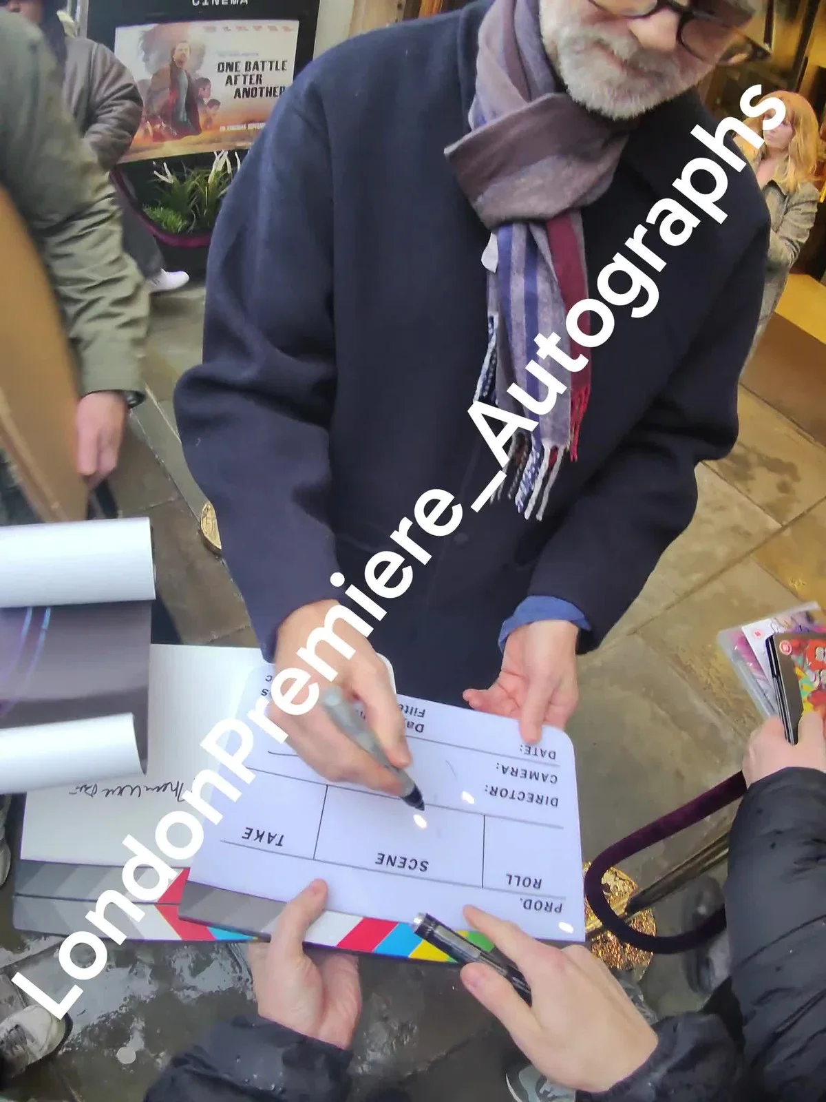 Paul Thomas Anderson Signed Clapperboard There Will Be Blood Exact Video Proof, image 2