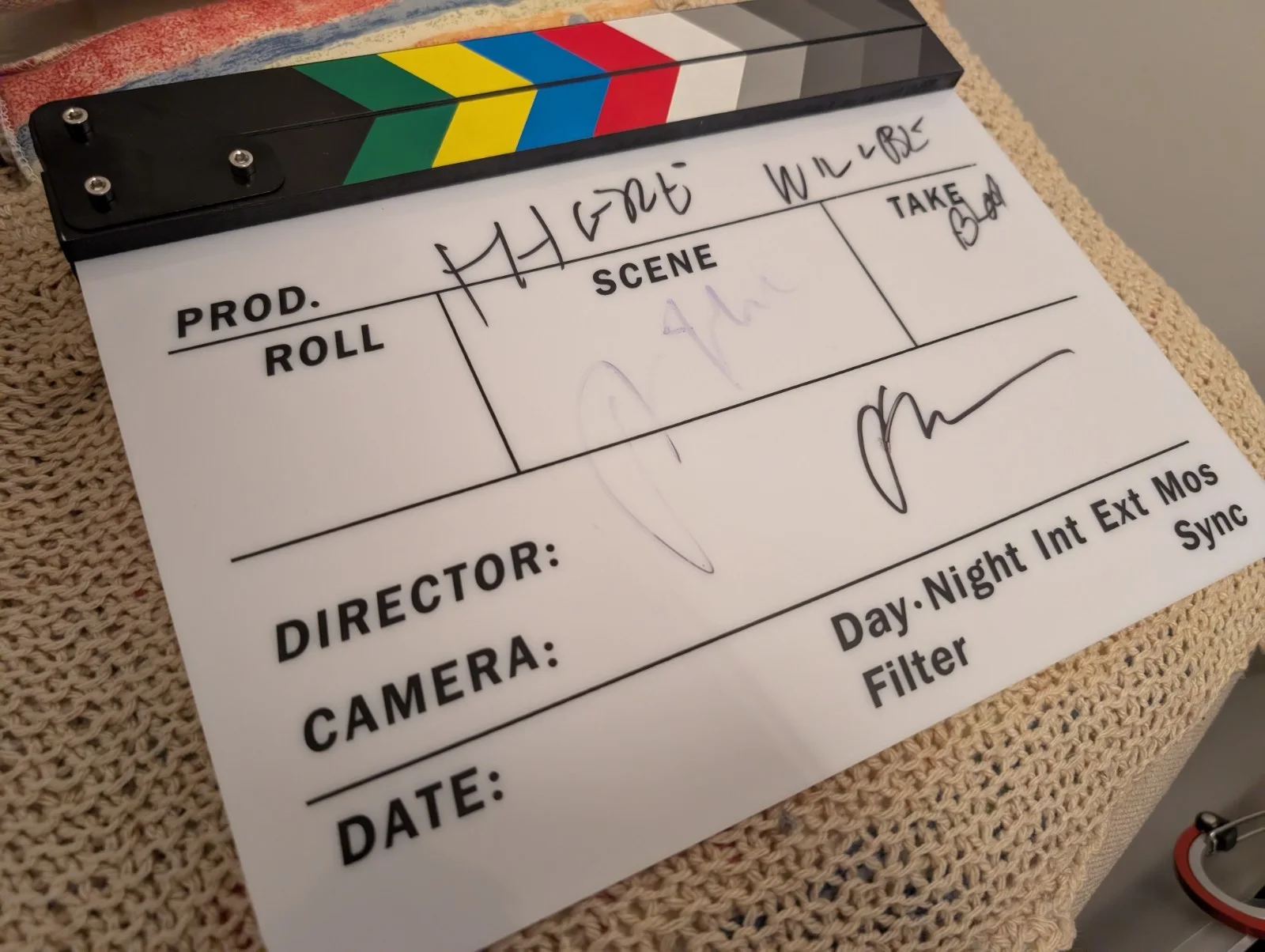 Paul Thomas Anderson Signed Clapperboard There Will Be Blood Exact Video Proof, image 4