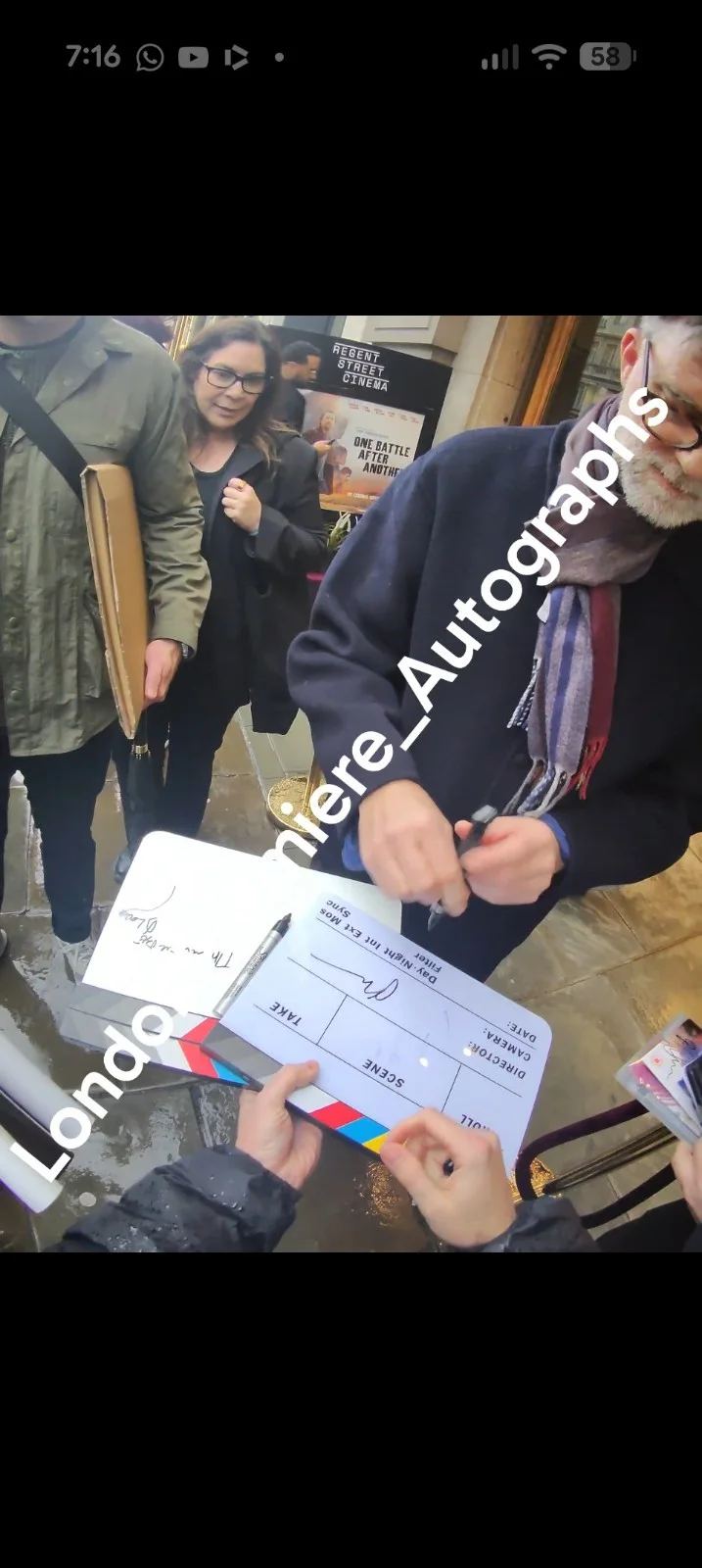 Paul Thomas Anderson Signed Clapperboard There Will Be Blood Exact Video Proof, image 5