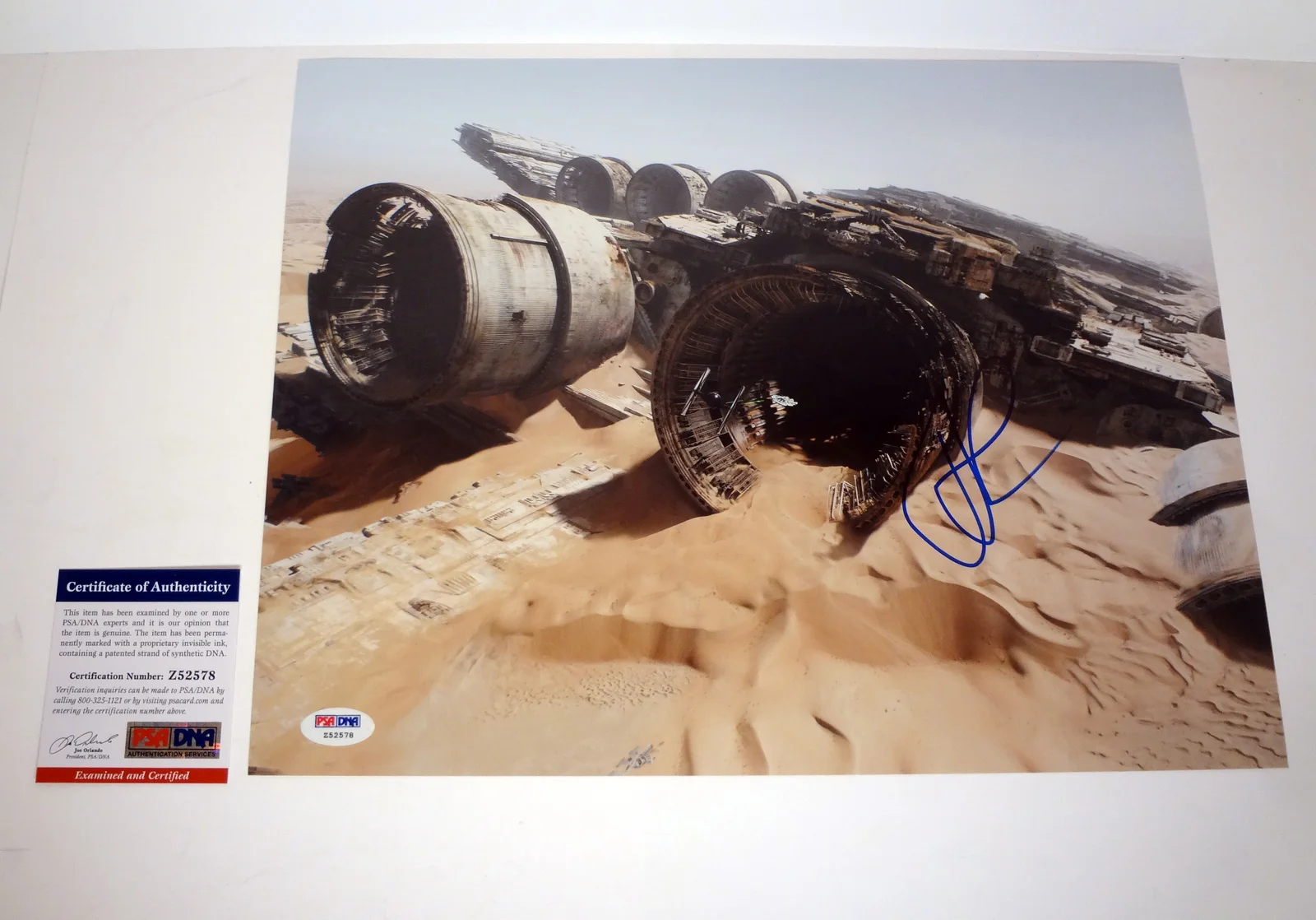 JJ Abrams — JJ Abrams Star Wars Director Signed Autograph 11x14 Photo PSA/DNA COA H
