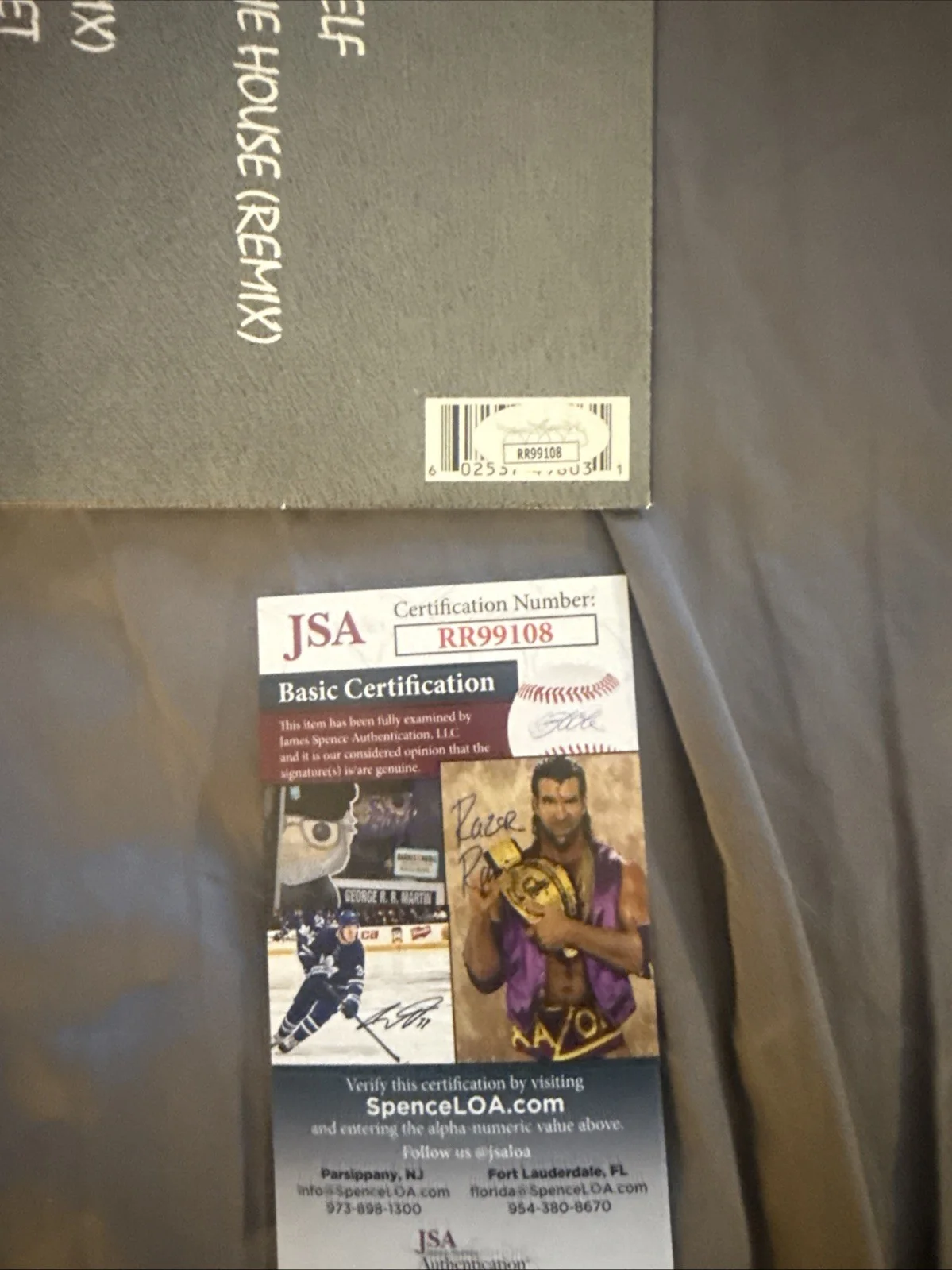 ICE CUBE — Ice Cube signed NWA "Straight Outta Compton" Vinyl Album Autographed JSA Cert, image 4