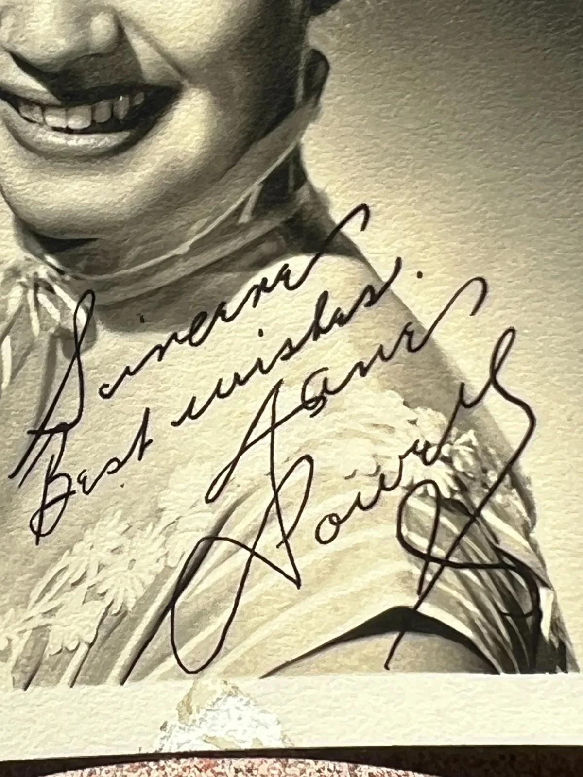 Jane Powell Autographed press / promotional picture, image 3