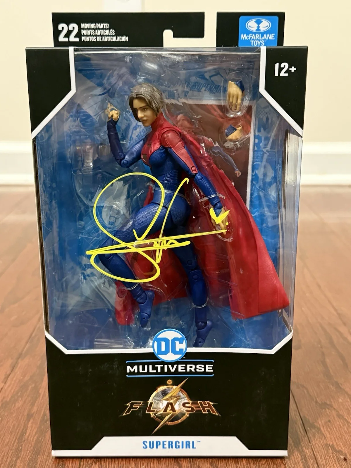 Sasha Calle — Sasha Calle Signed McFarlane The Flash Supergirl 7" Figure CA COA