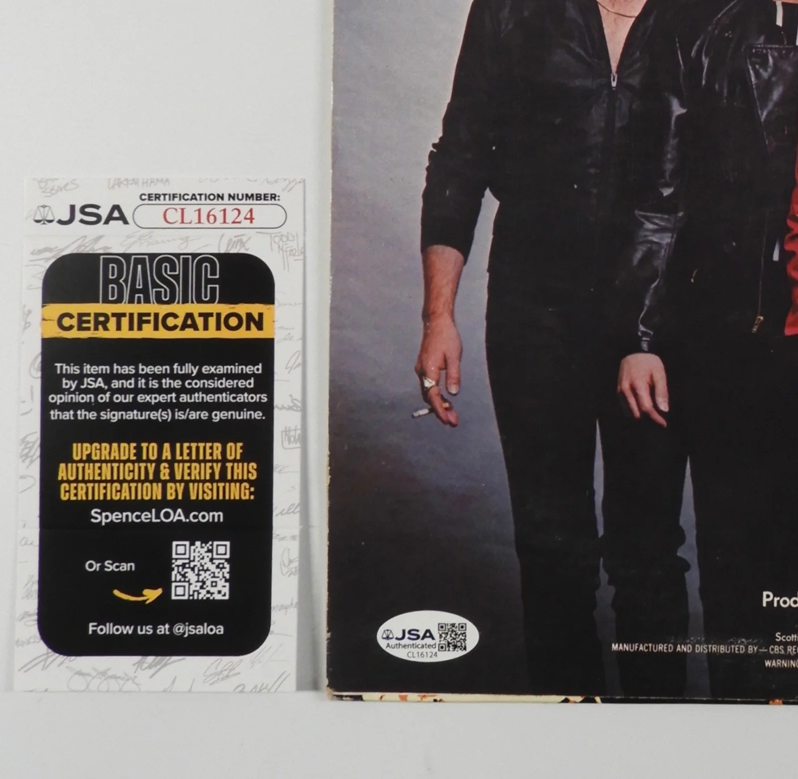 Survivor Dave Bickler JSA Signed Autograph Album Record LP Vinyl, image 3