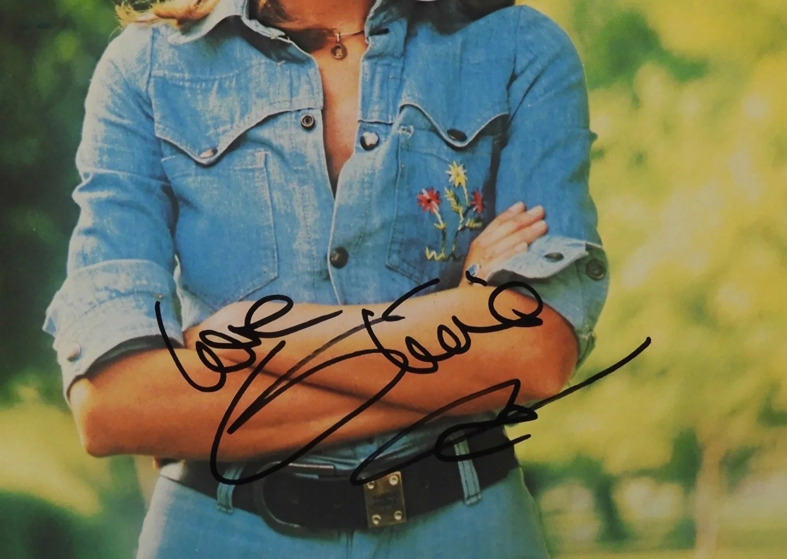 Olivia Newton-John JSA Signed Autograph Album Record LP Vinyl, изображение 2