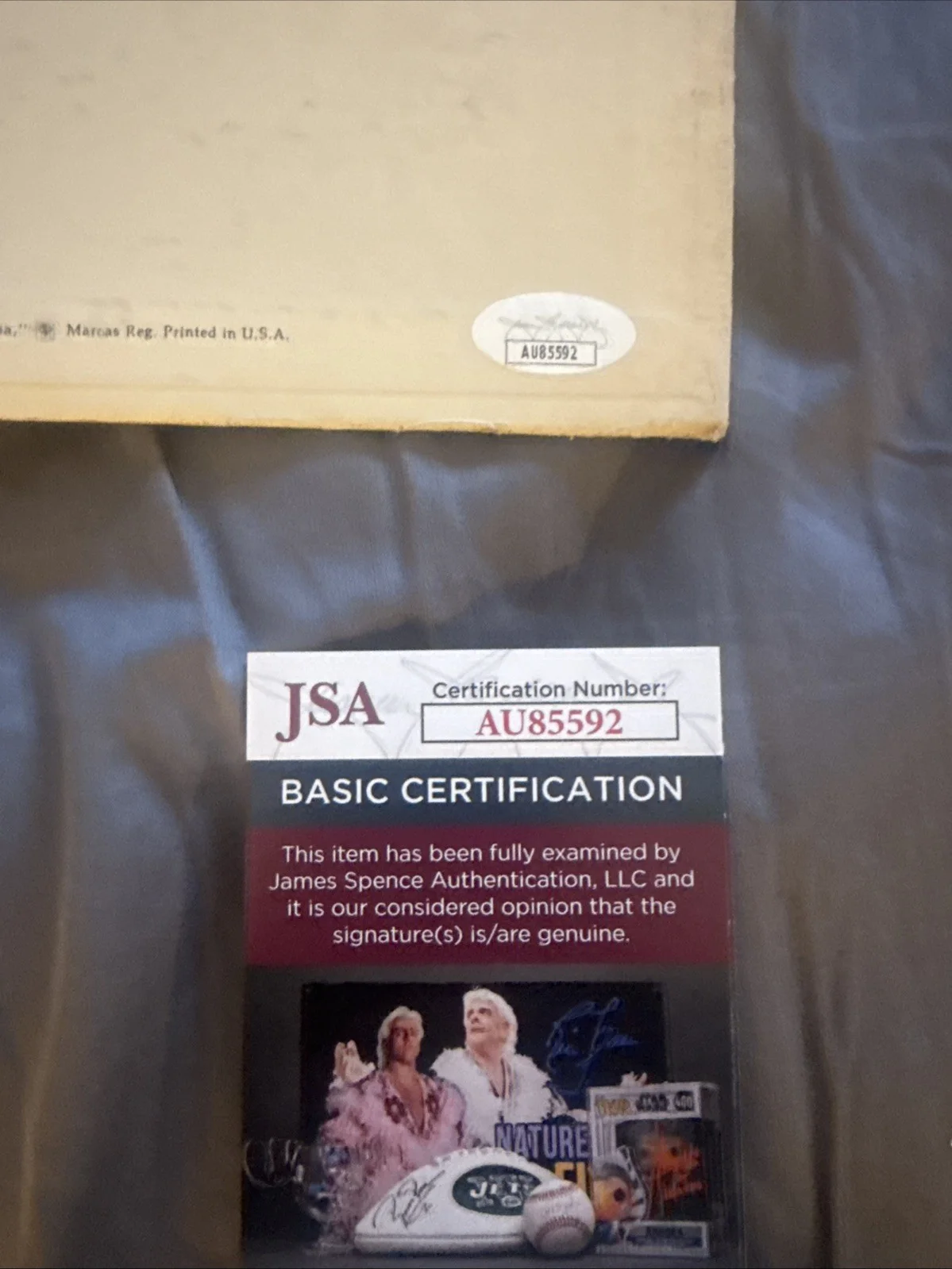 Johnny Mathis Signed Autographed Up Up And Away Vinyl Record Album JSA Certified, изображение 4
