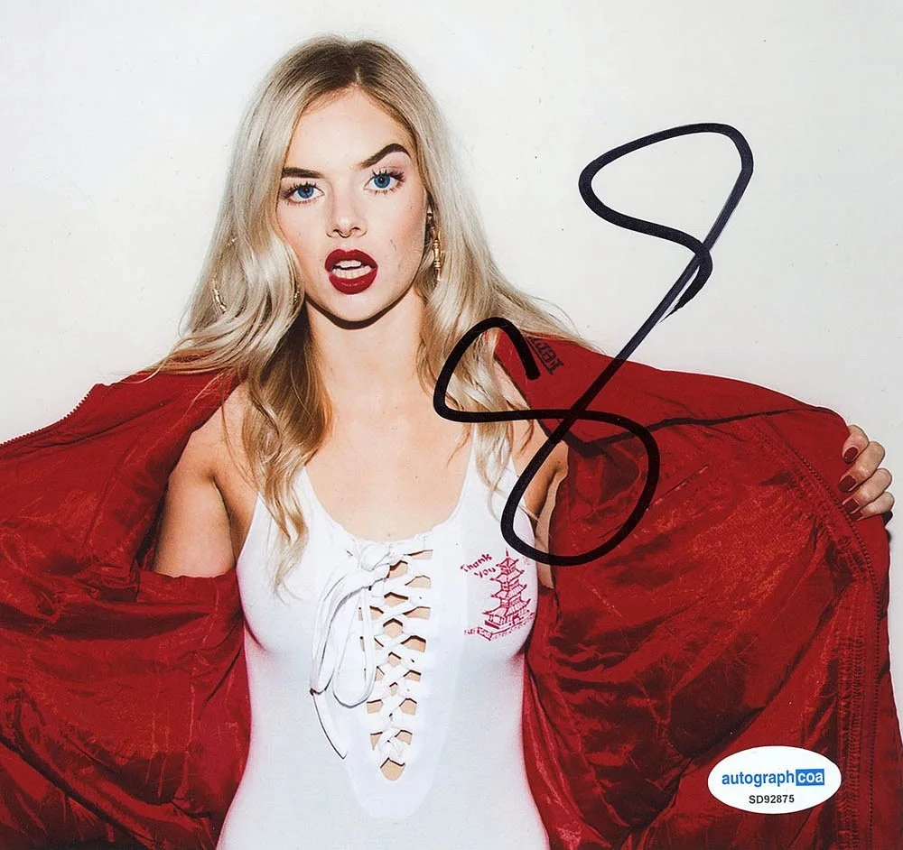 SAMARA WEAVING — Samara Weaving signed 8x10 Photo EXACT PROOF m Hot SEXY Ready Or Not ACOA COA, image 5
