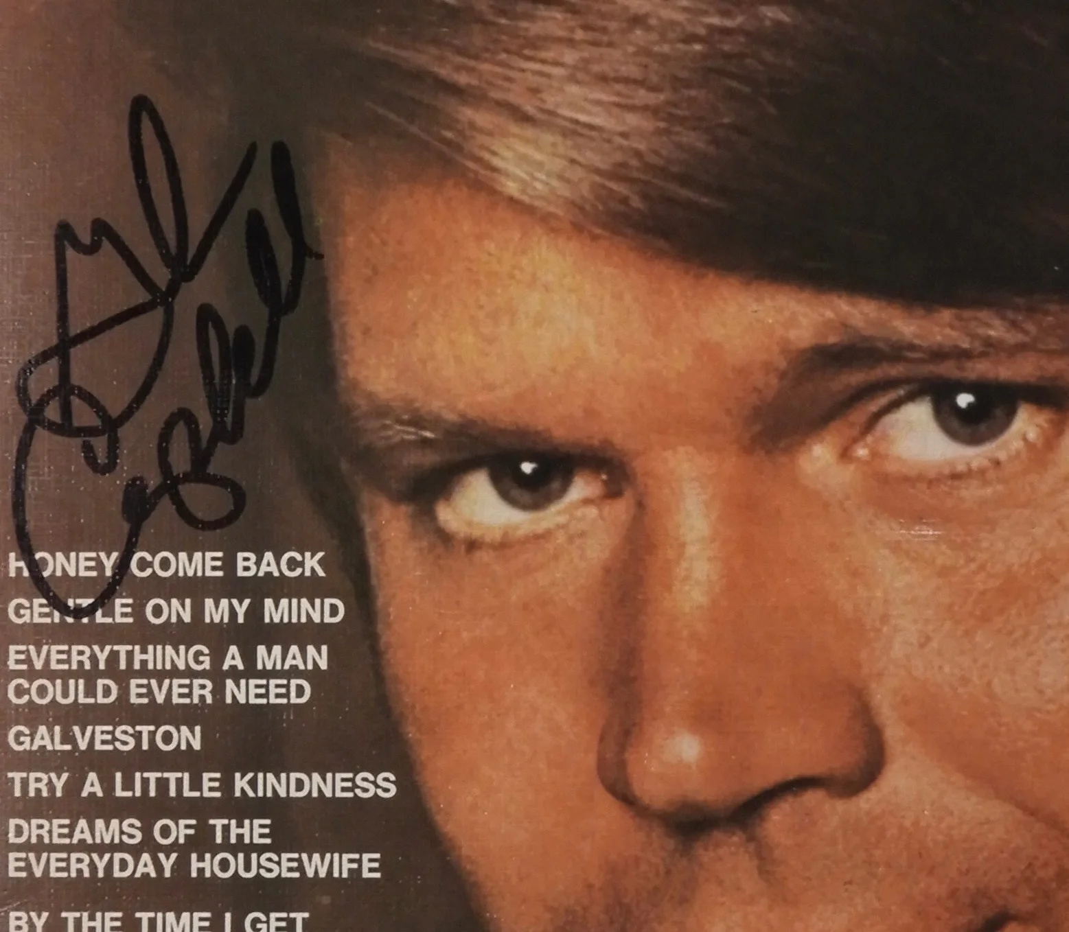 Glen Campbell JSA Signed Autograph Album Record Vinyl Greatest Hits, изображение 2