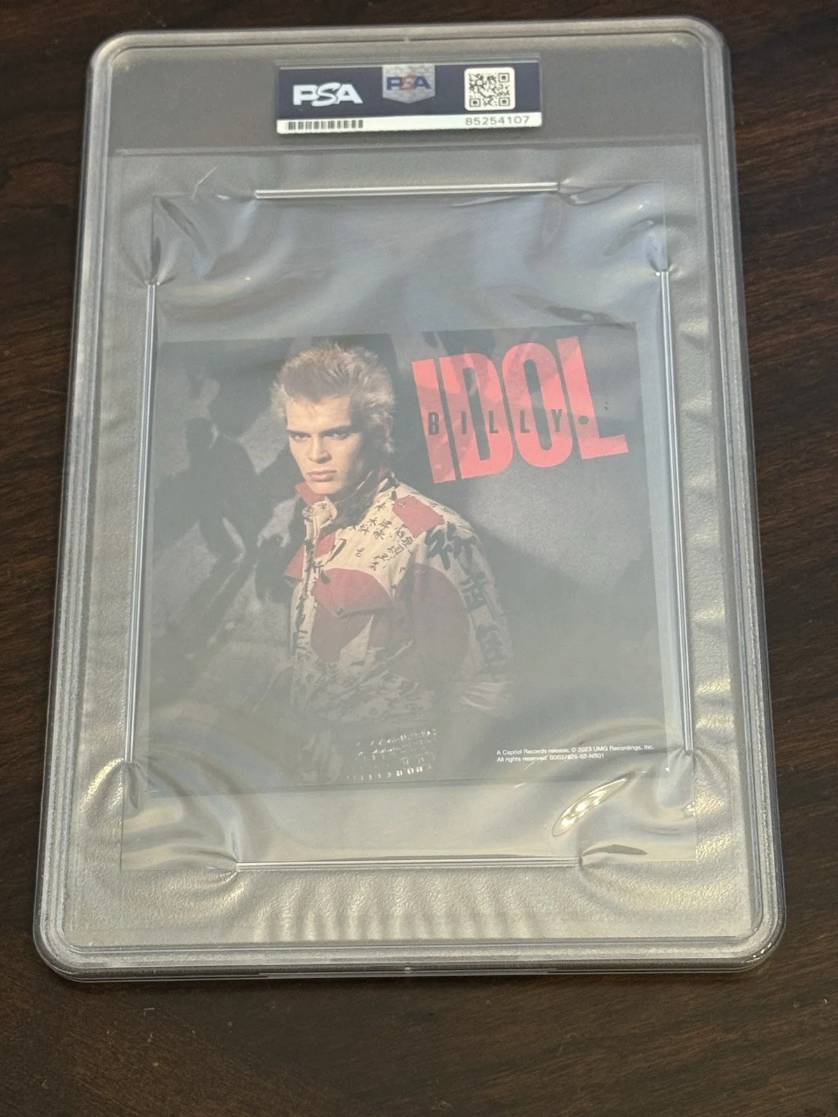 Billy Idol Signed CD Insert PSA!!!, image 2