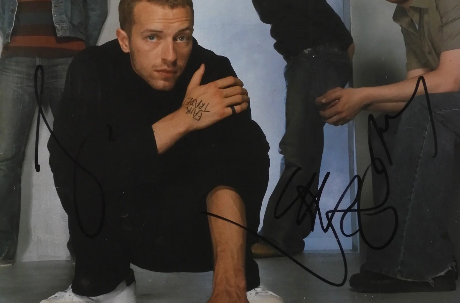 Coldplay JSA Signed Autograph Album Flat A Rush Of Blood Chris Martin Guy Jonny, image 2