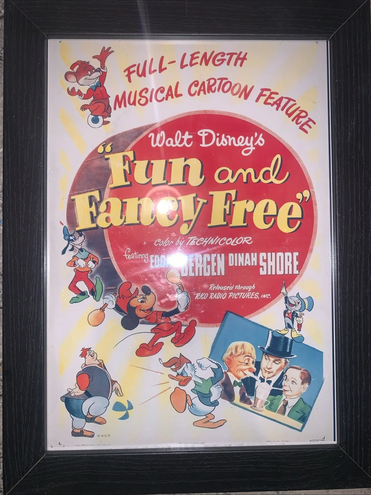Walt Disney's Fun and Fancy Free Framed Movie Poster Print - Mickey Mouse Art A4, изображение 2