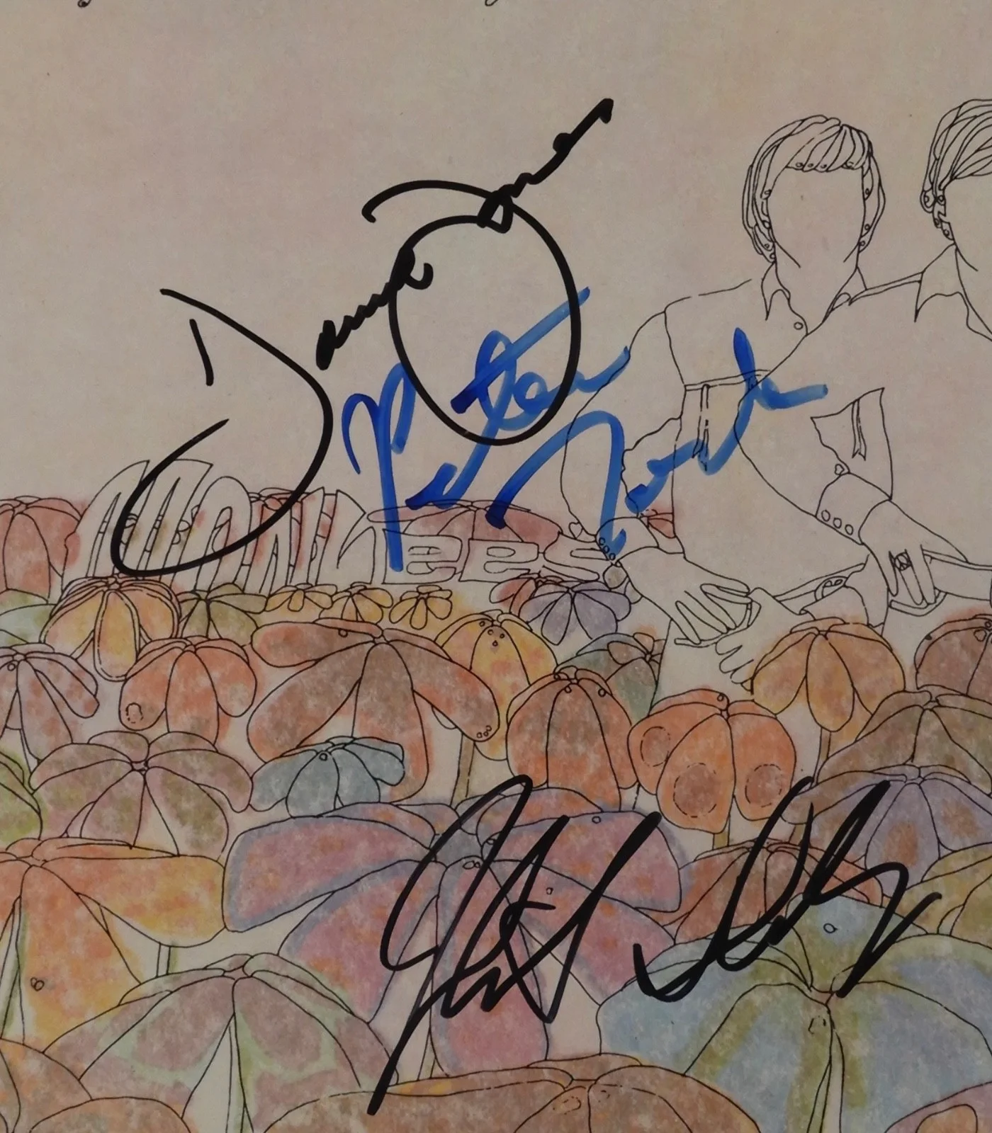 The Monkees JSA Signed Autograph Album Record Vinyl Davy, Mickey, Peter, image 2
