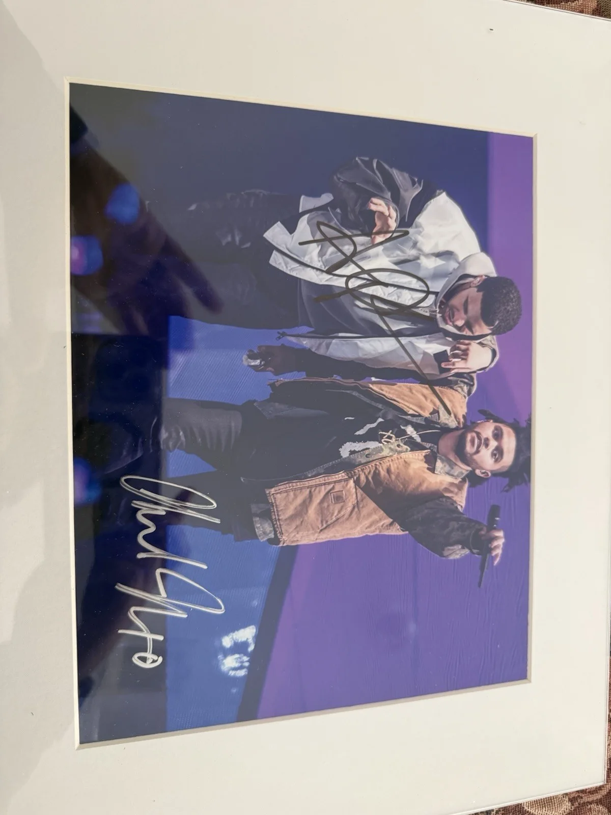 Drake & The Weeknd Dual Autographed Photo – COA – Rare Signed Music Memorabilia, изображение 2