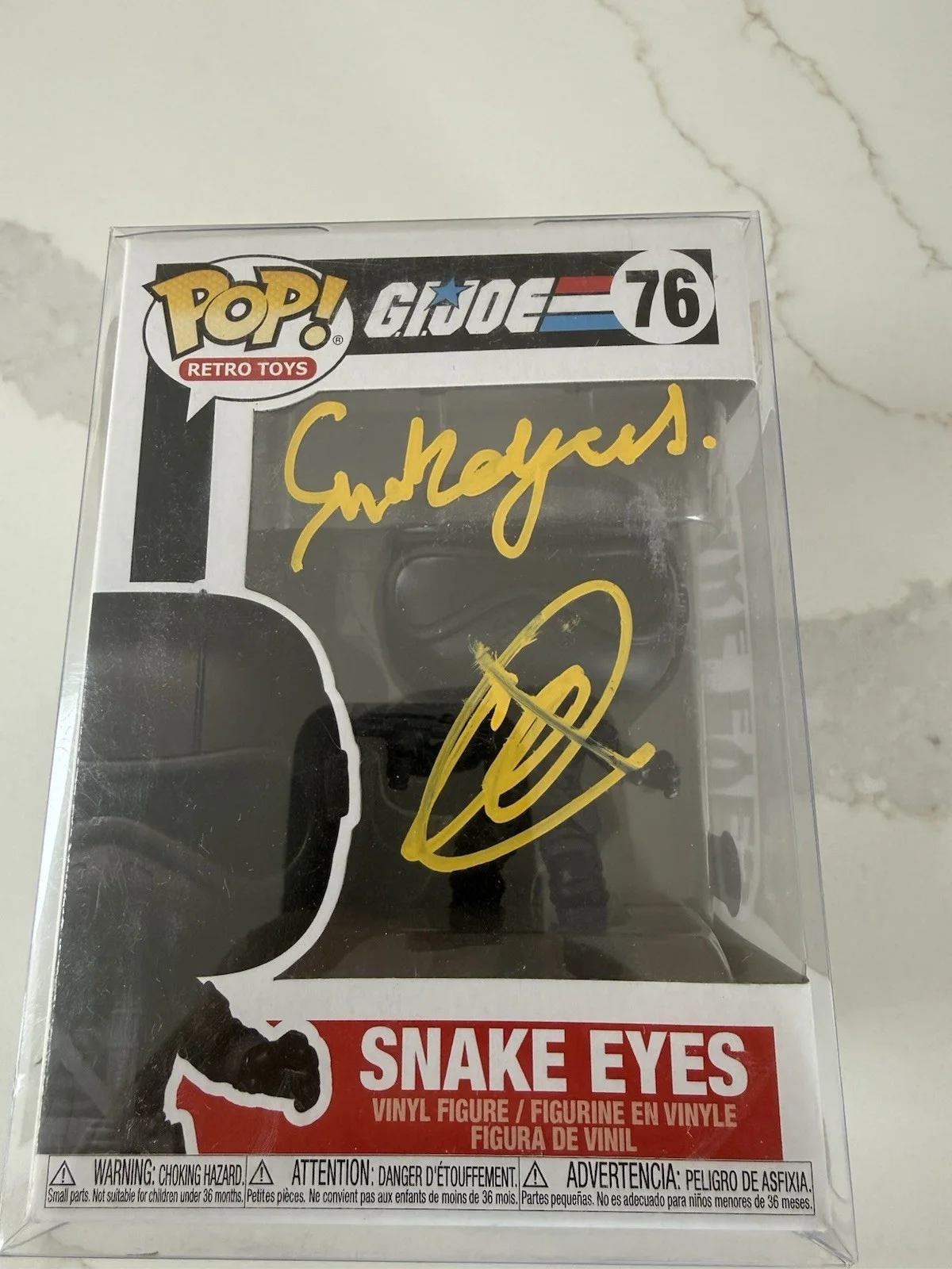 Henry Golding — Henry Golding Signed GI Joe Snake Eyes Funko Pop “Snake Eyes” (Beckett)