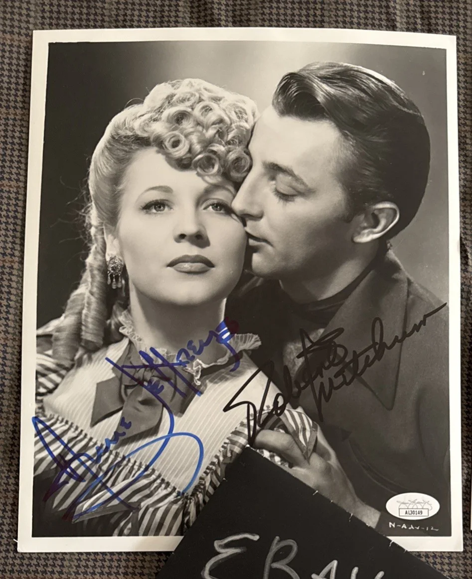Robert Mitchum & AnneJeffreys Nevada ￼Autograph 8x10 SIGNED JSA COA, image 2