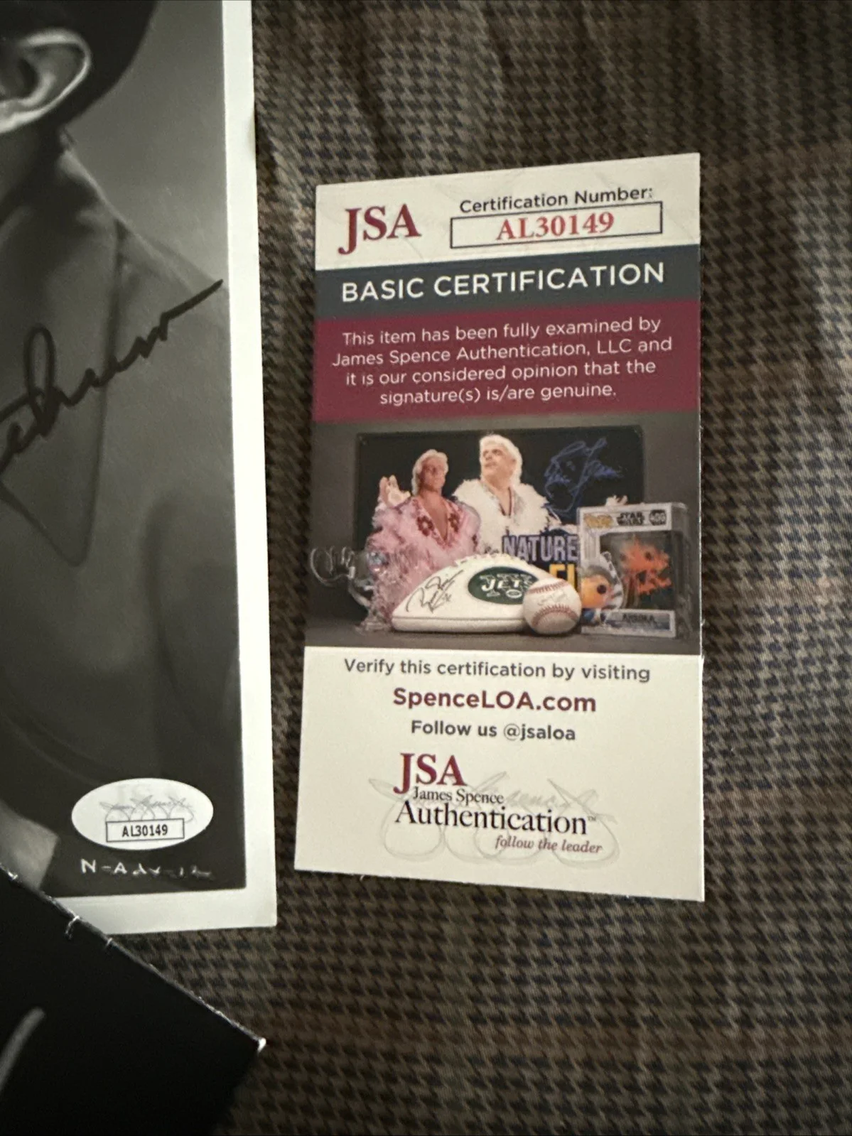 Robert Mitchum & AnneJeffreys Nevada ￼Autograph 8x10 SIGNED JSA COA, image 3