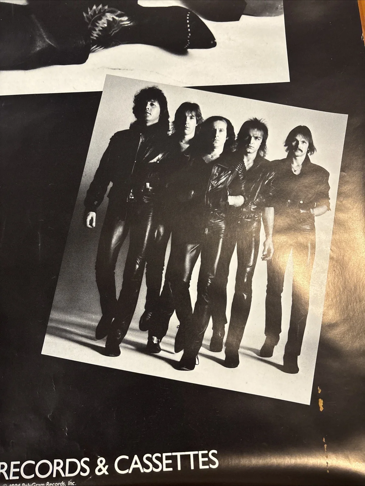 SCORPIONS Poster, 1984 Original Love At First Sting RARE!, изображение 2
