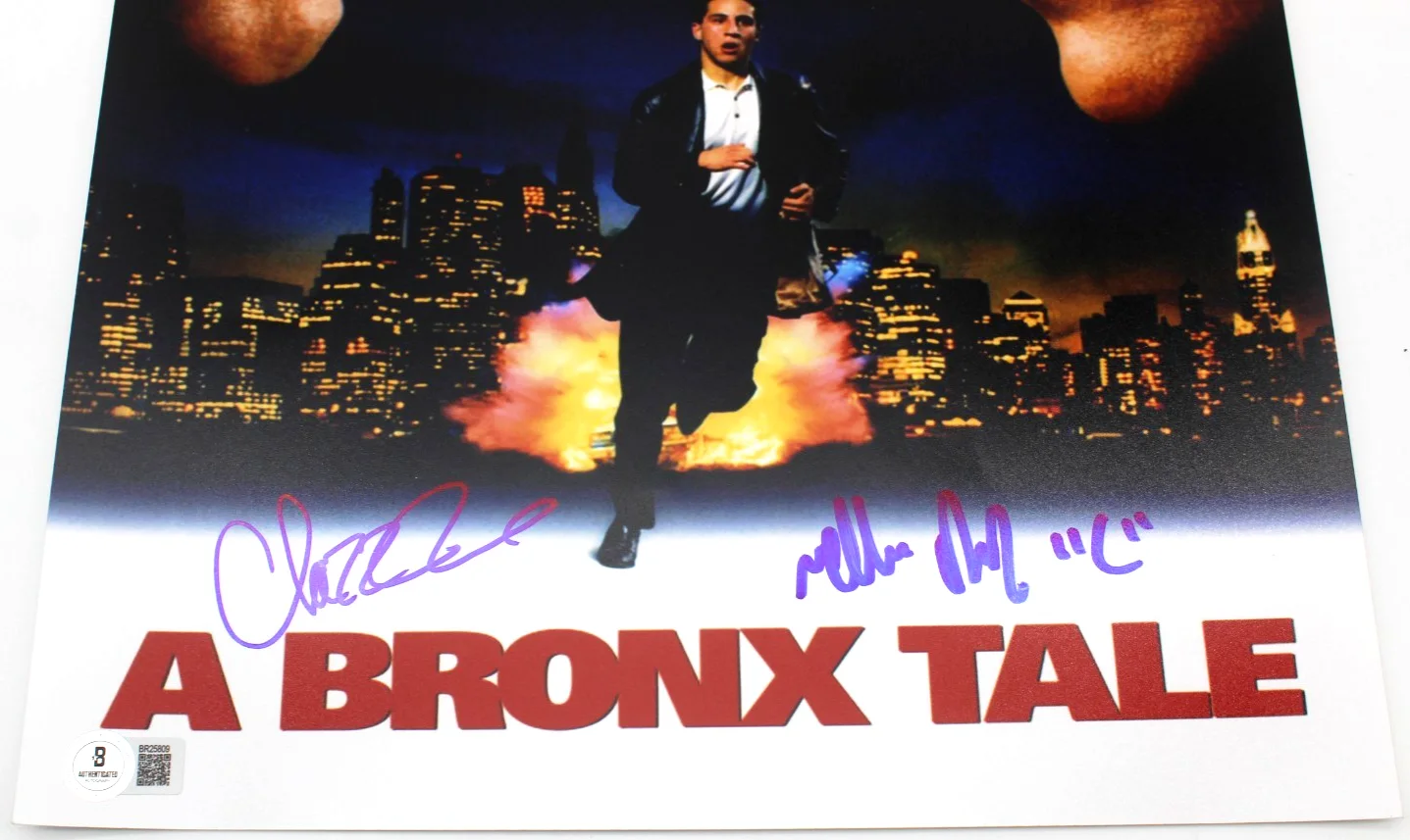 Chazz Palminteri, Lillo Brancato Jr — Chazz Palminteri & Lillo Brancato Signed A Bronx Tale 12x18 Photo w/Beckett COA, изображение 2