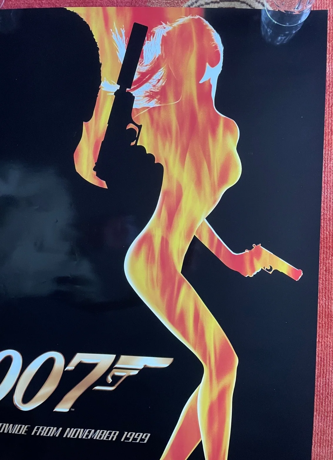 THE WORLD IS NOT ENOUGH (1999) Original 007 James Bond UK One Sheet Film Poster, изображение 3