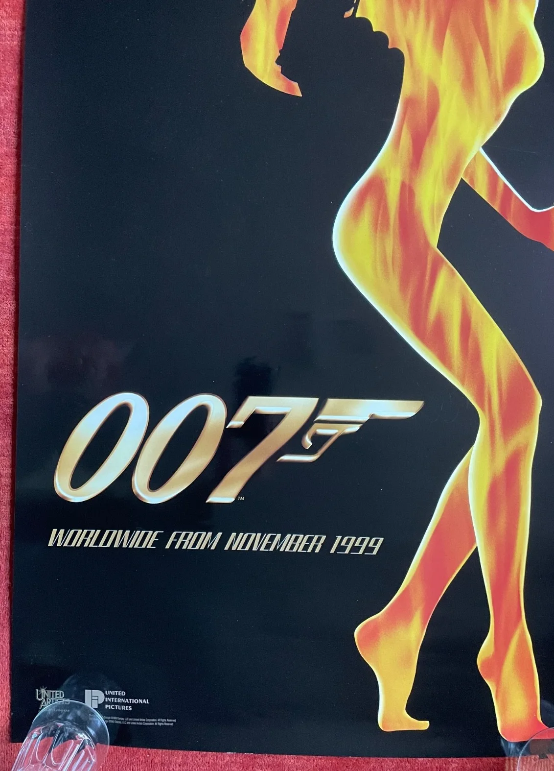 THE WORLD IS NOT ENOUGH (1999) Original 007 James Bond UK One Sheet Film Poster, изображение 4