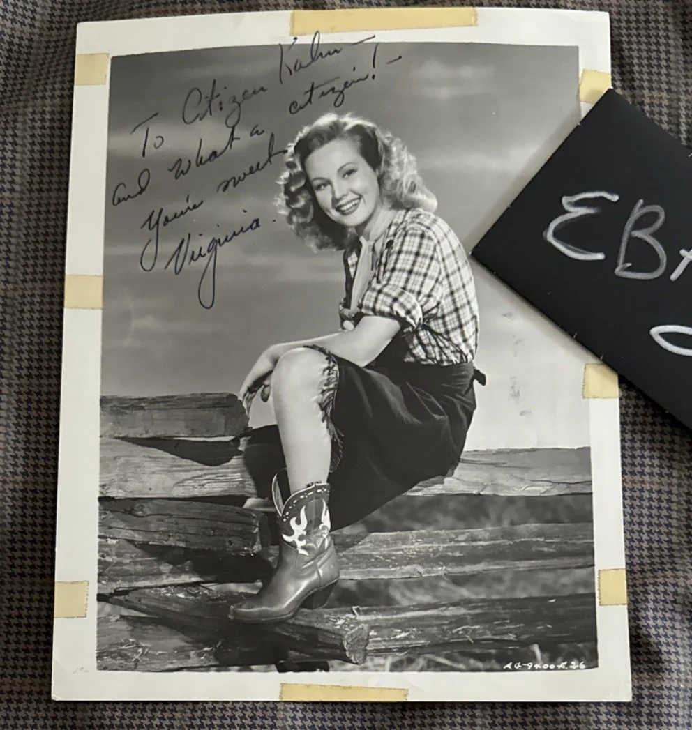 Virginia Mayo Vintage SIGNED PHOTO COA PSA Original Autograph, image 2