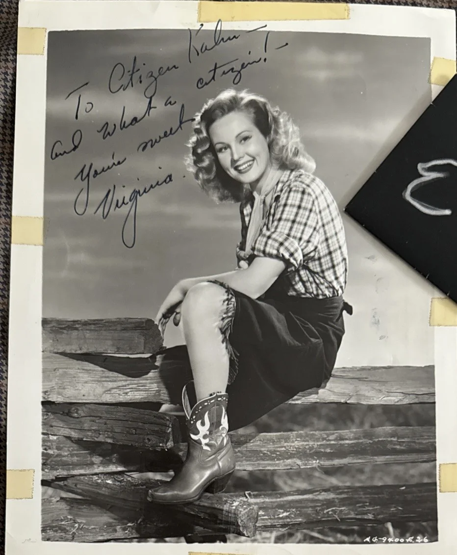 Virginia Mayo Vintage SIGNED PHOTO COA PSA Original Autograph, image 4