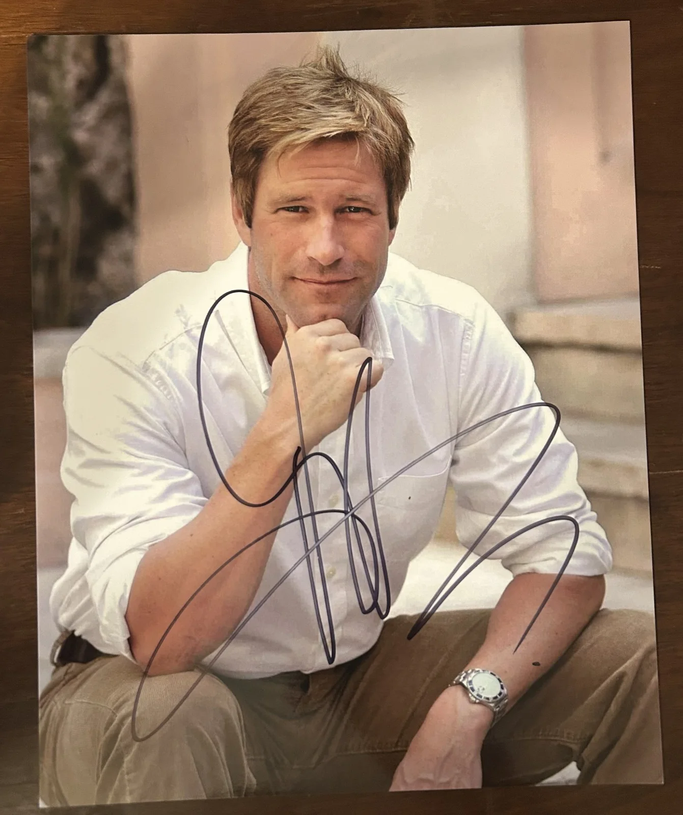 Aaron Eckhart — AARON ECKHART SIGNED 8x10 PHOTO AUTOGRAPHED THE DARK KNIGHT BATMAN