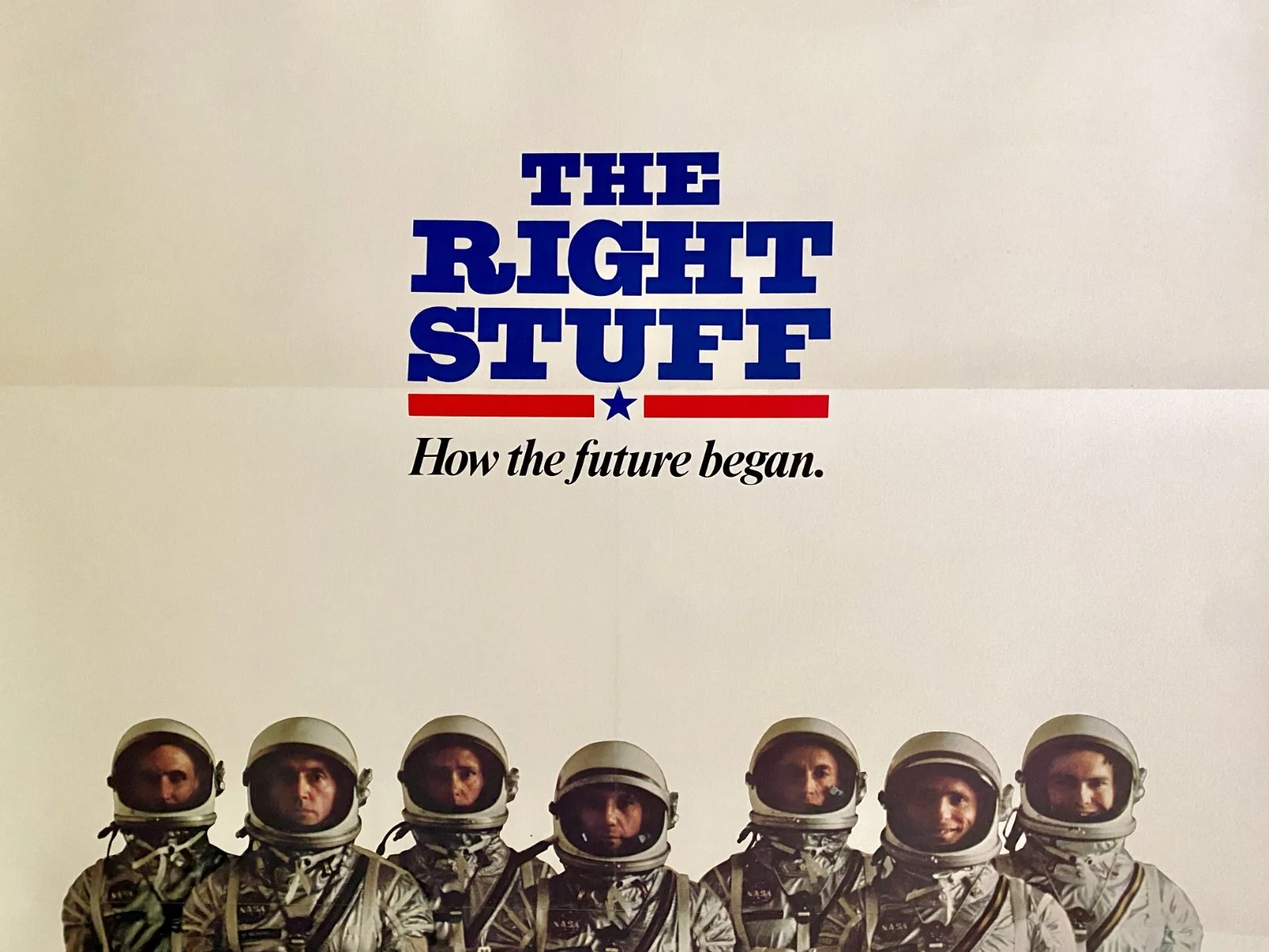 ORIG - THE RIGHT STUFF - Advance - US One Sheet - 1983 - BACKED - Excellent, image 3
