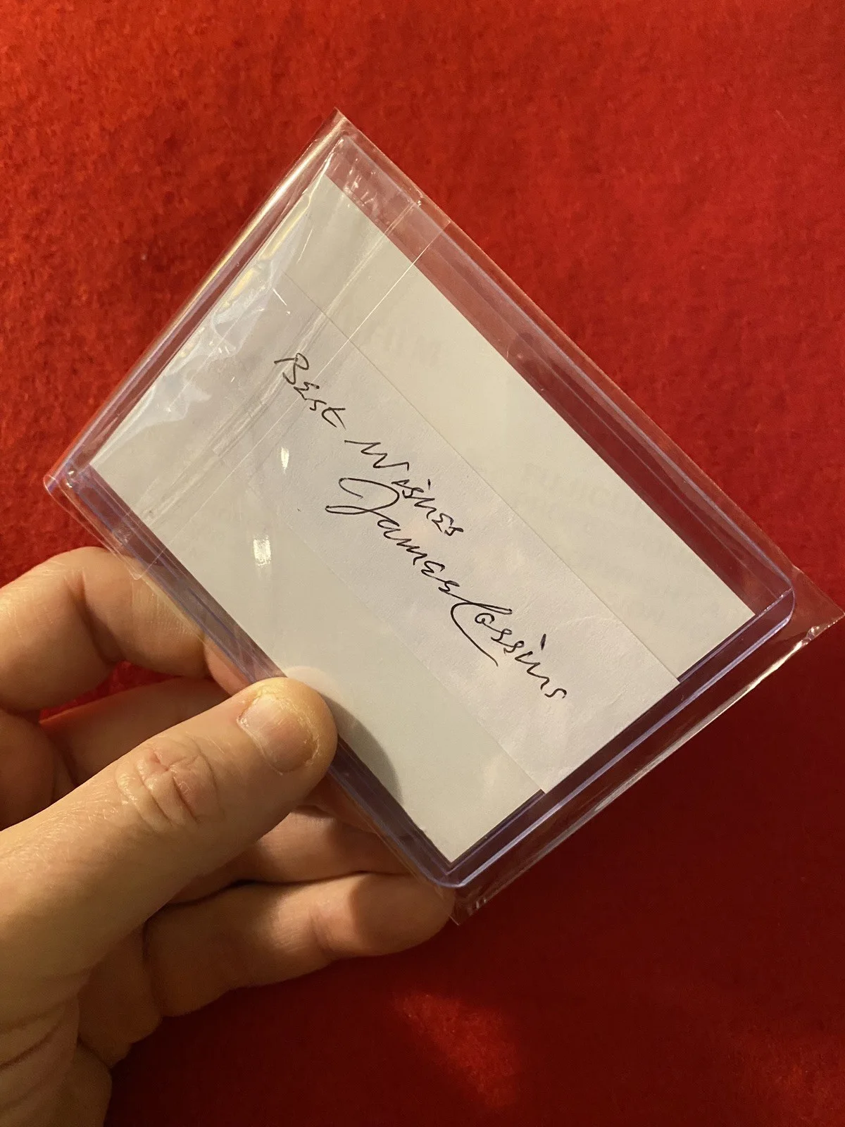 James Bond Autograph- James Cossins- Colthorpe In “Man W/ The Golden Gun” W/COA, изображение 4