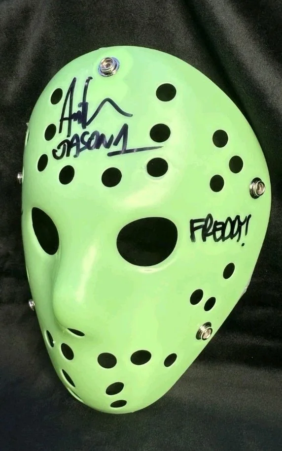 Ari Lehman — Ari Lehman Signed & Inscribed Jason Voorhees Mask “F Freddy!” Jason 1 Beckett, изображение 3