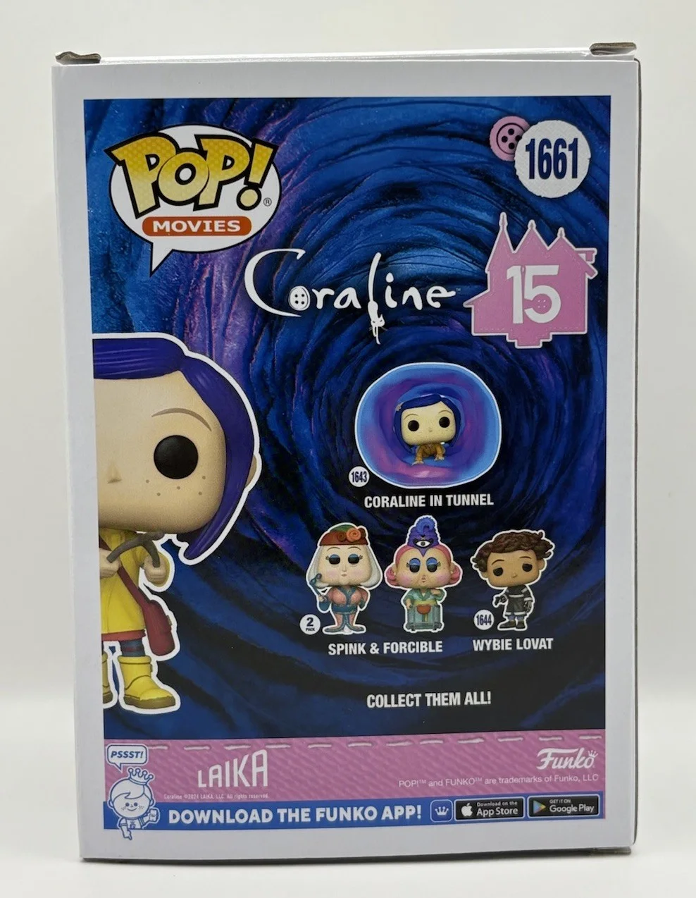 Dakota Fanning — Dakota Fanning Signed Autographed Coraline With Dowsing Rod Funko POP Figure JSA, image 5
