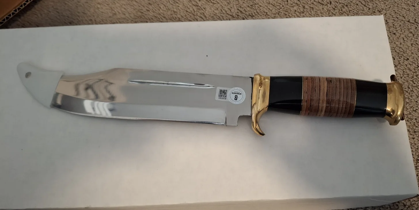 paul hogan — Paul Hogan Autograph Signed Crocodile Dundee Bowie Knife Replica Beckett COA, изображение 5