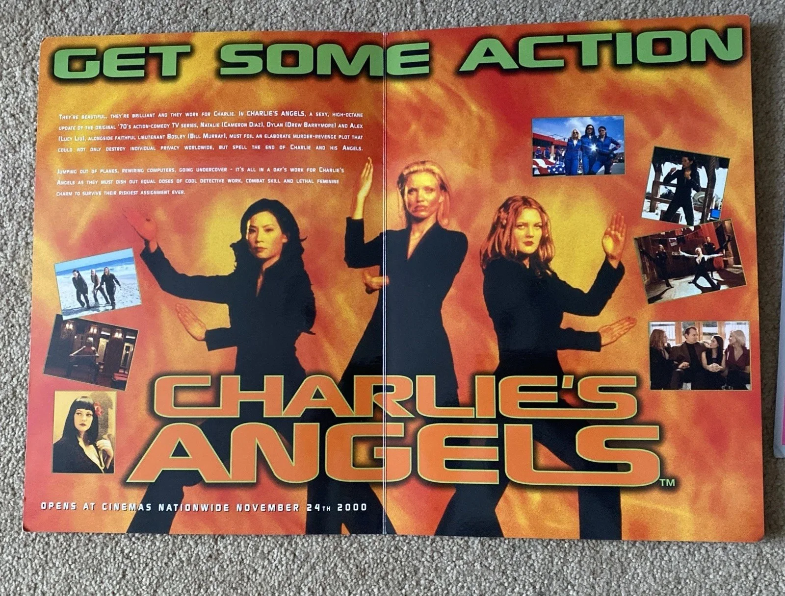 CHARLIES ANGELS - Multi Media Screening Ticket & Brochure - London - 27/10/2000, изображение 4