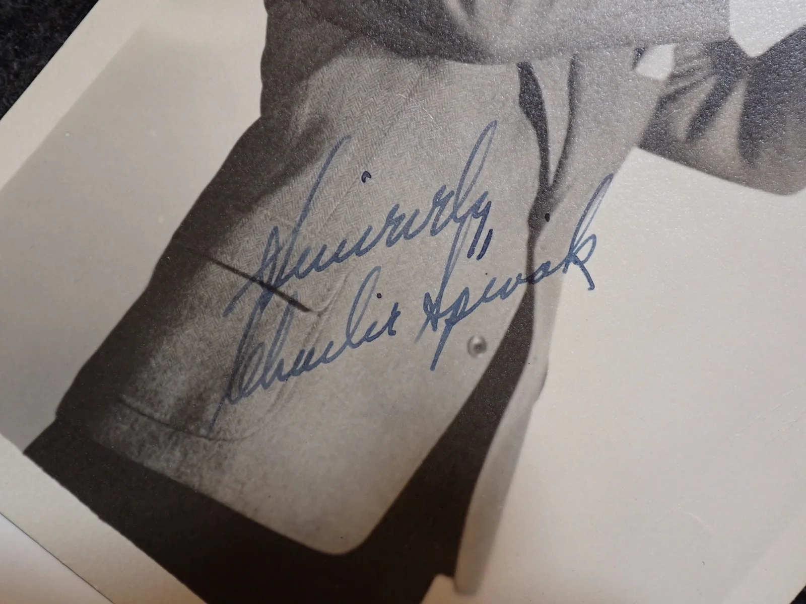 1940s CHARLIE SPIVAK BIG BAND JAZZ Trumpeter & Landleader Autograph SIGNED PHOTO, изображение 2