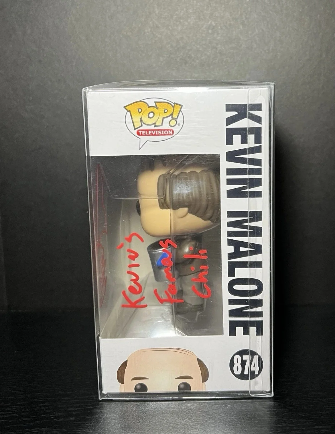 Kevin Malone — The Office : Kevin Malone Funko Pop signed by Brian Baumgartner, image 2